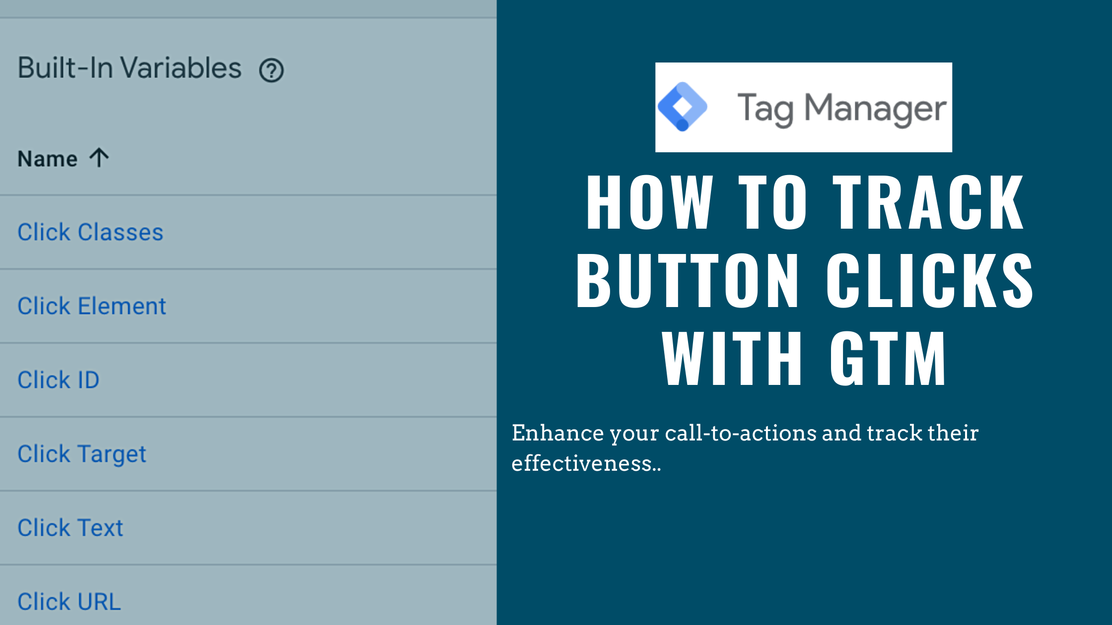 How to track button clicks with google tag manager